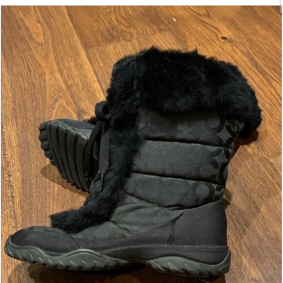 Coach poppy fur boots - Picture 3 of 6